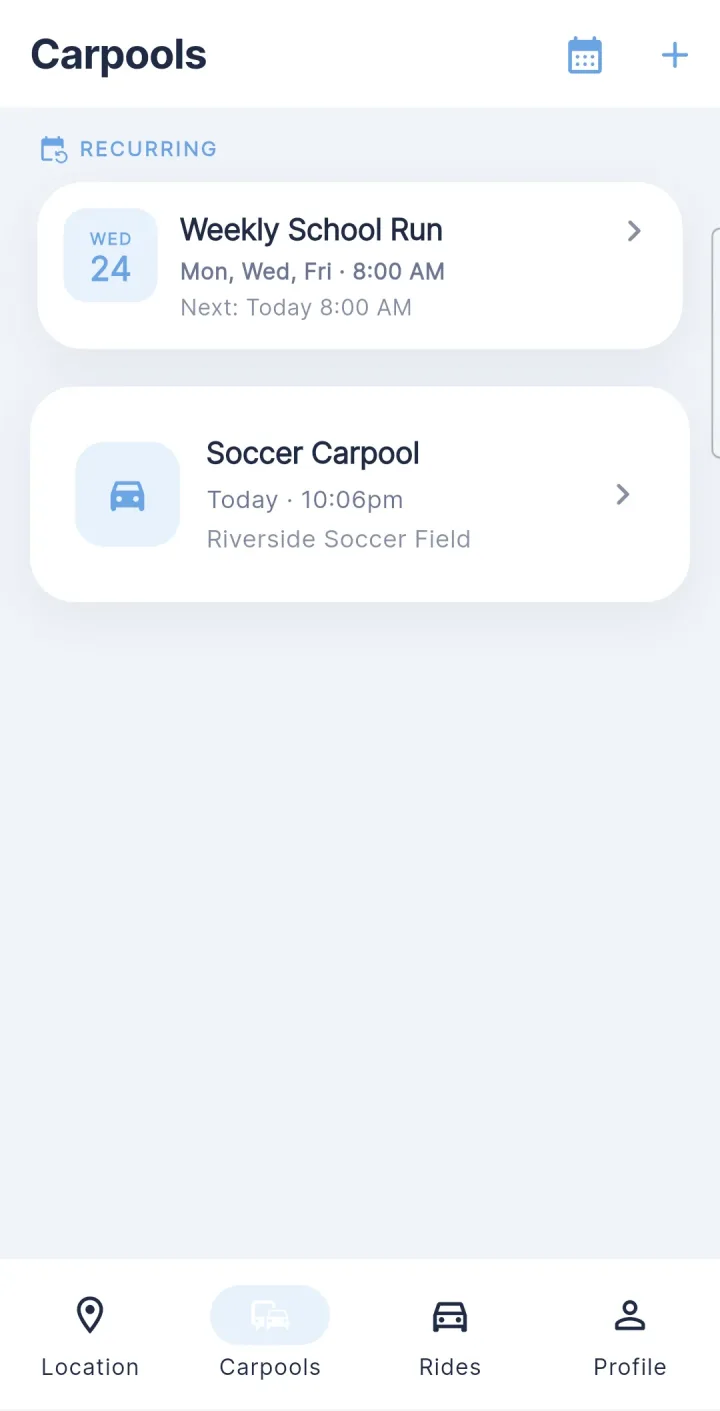 Wenlo carpools screen